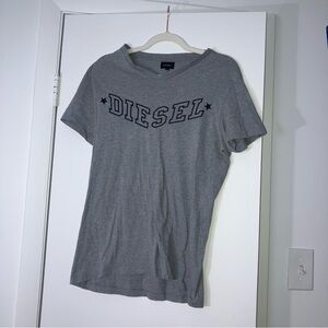 Vintage Diesel Gray V-Neck T-Shirt